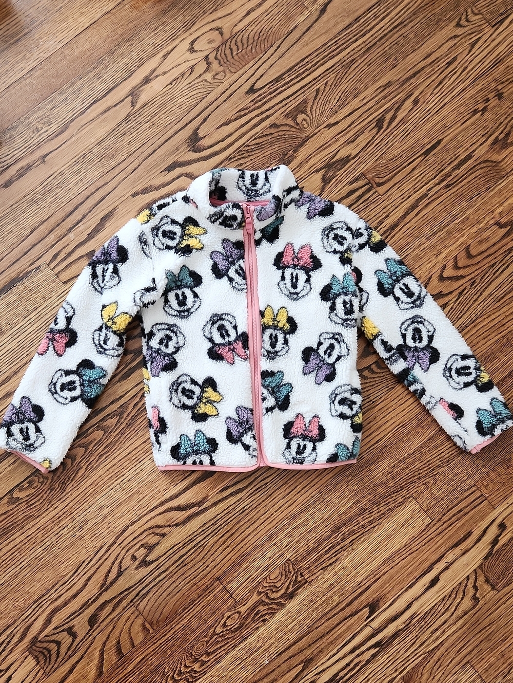 Minnie Mouse Sherpa Jacket Size 8
